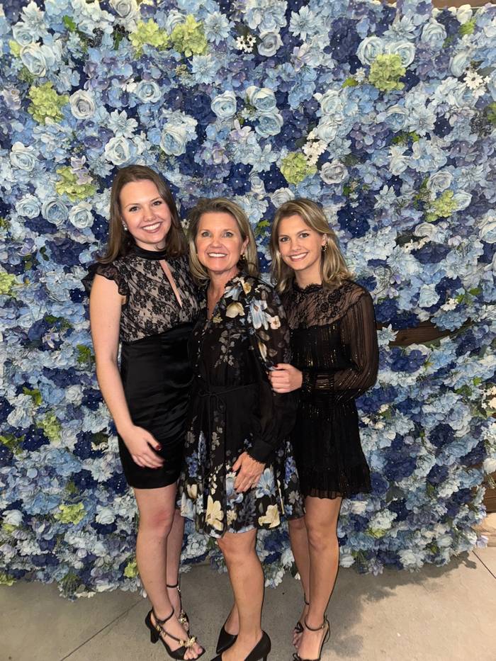 Connie Buskness with her daughters